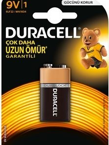DURACELL 9V PİL TEKLİ